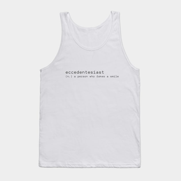 Noun Tank Top by ivaostrogonac